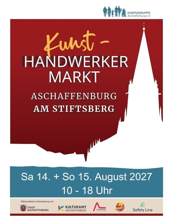 Kunsthandwerkermarkt am Stiftsberg in Aschaffenburg