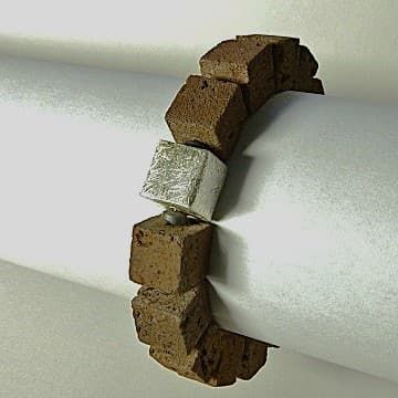 12150-Armband-63€-19cm-Lava-Hämatin-Silber