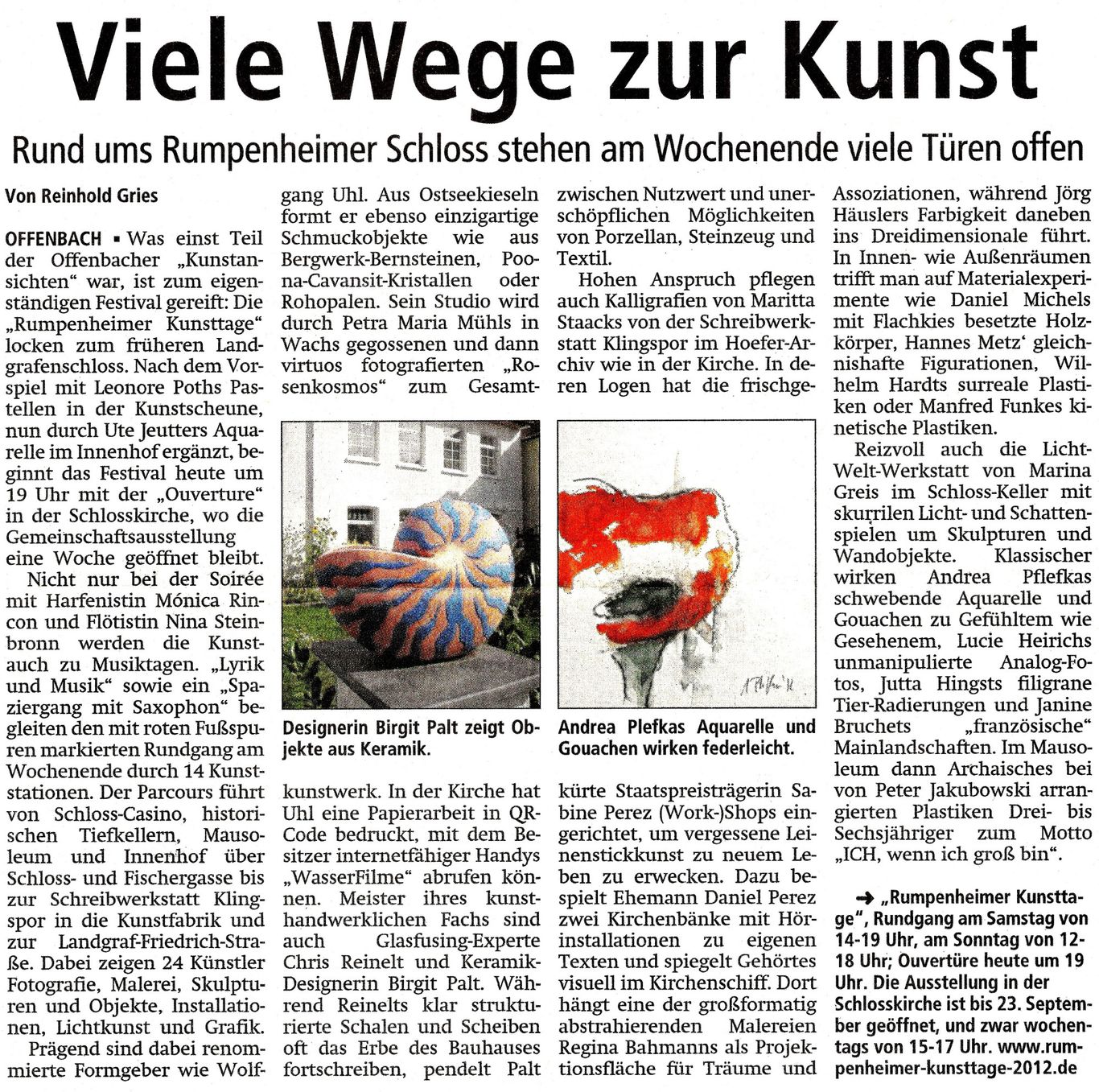 Rumpenheimer Kunsttage