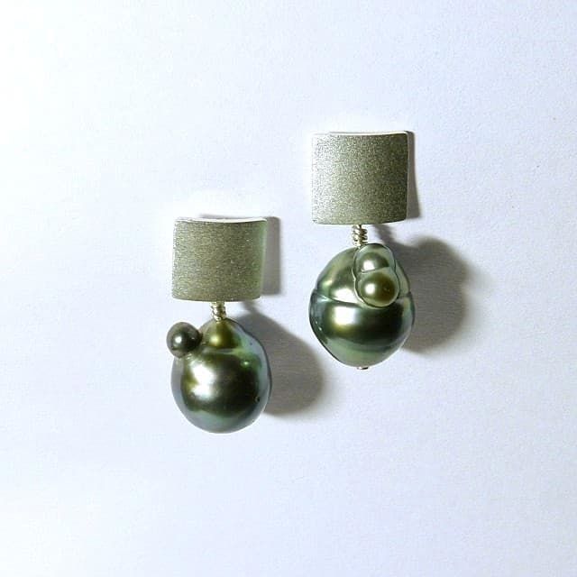 12332-Ohrschmuck-280€-2,7cm-Tahiti Zuchtperle-Silber