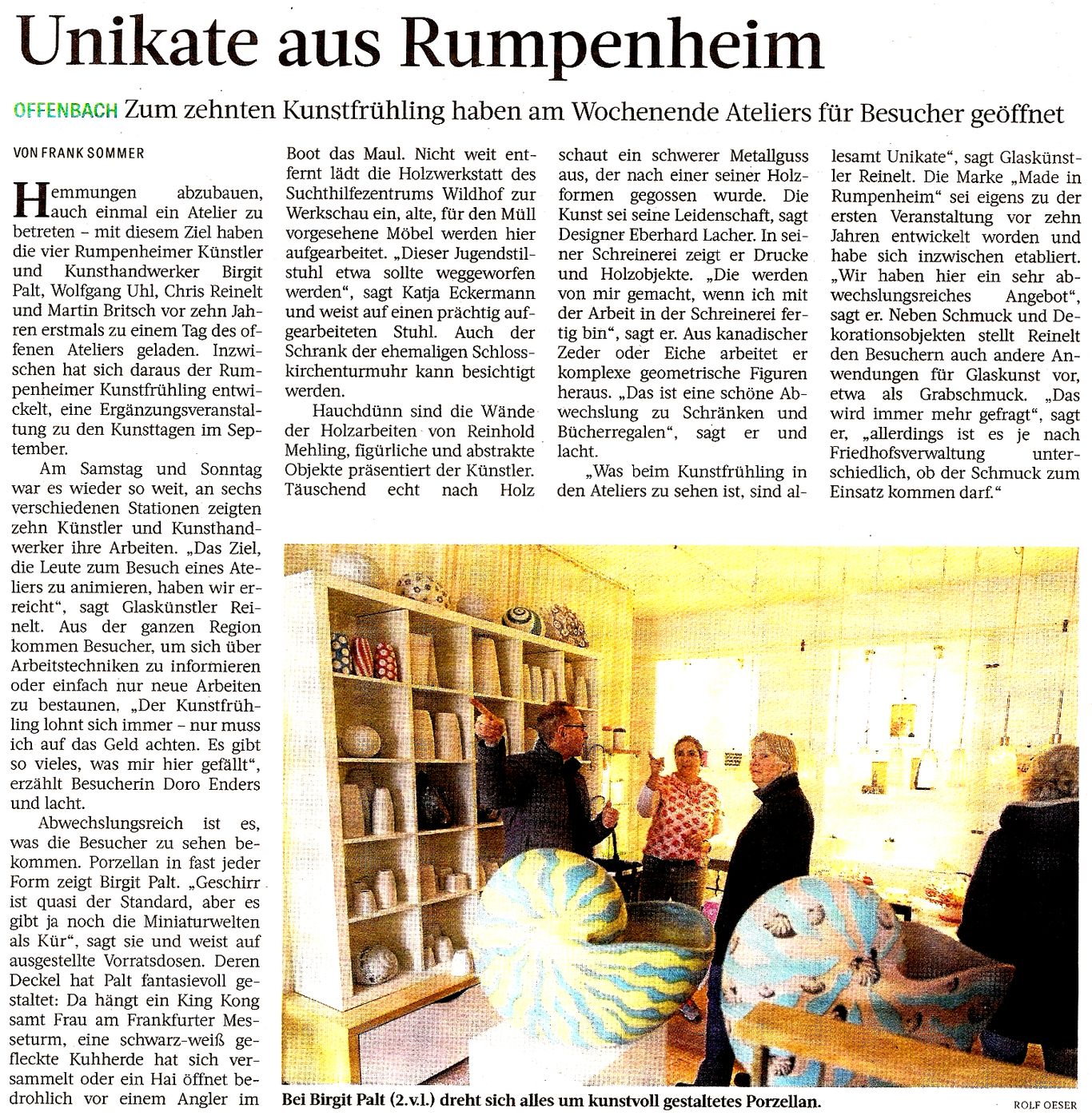 MADE IN RUMPENHEIM | Interessengemeinschaft Rumpenheimer Kunsthandwerker, Designer und Künstler