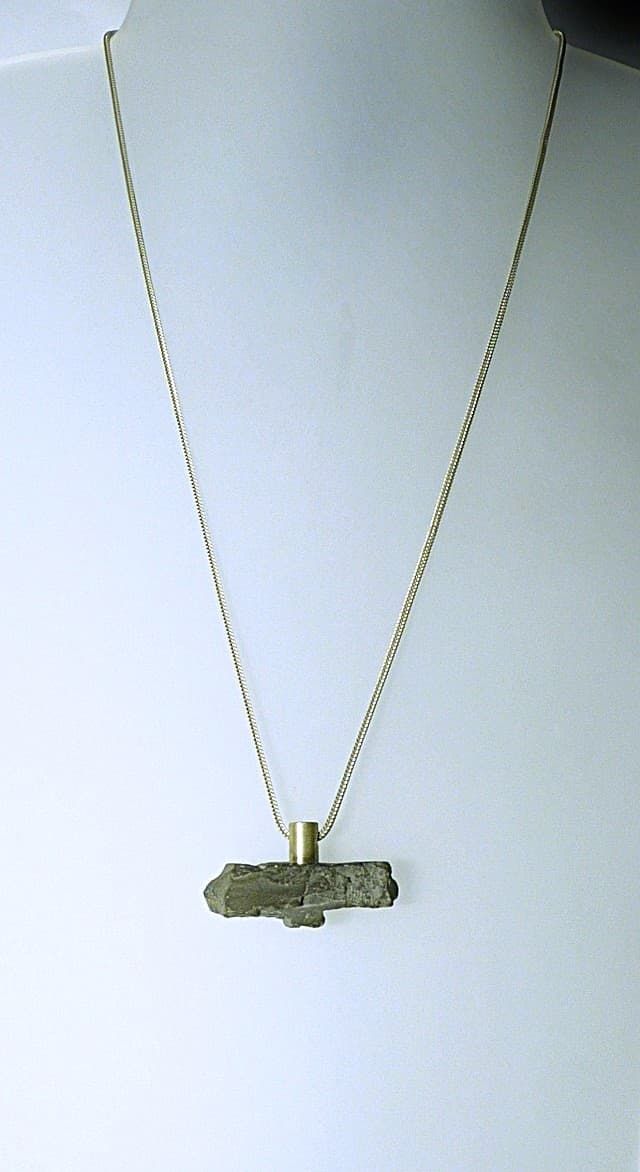 12163-Anhänger-Kette-96€-55,5cm-Tonschiefer-Silber