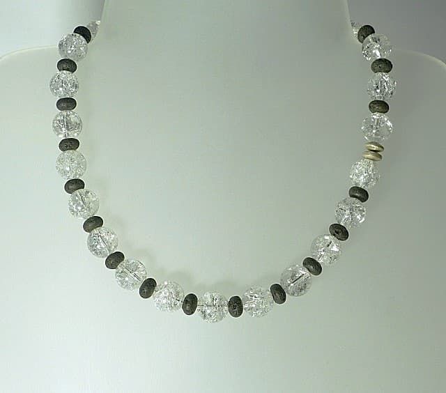 12371-Kette-114€-45cm-Bergkristall-Lava-Silber