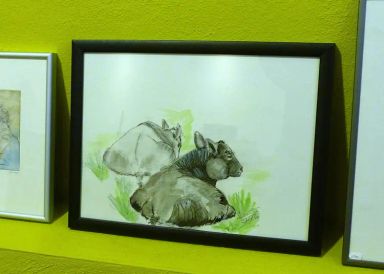 Aquarell - Jutta Hingst, Rumpenheimer Kunsttage