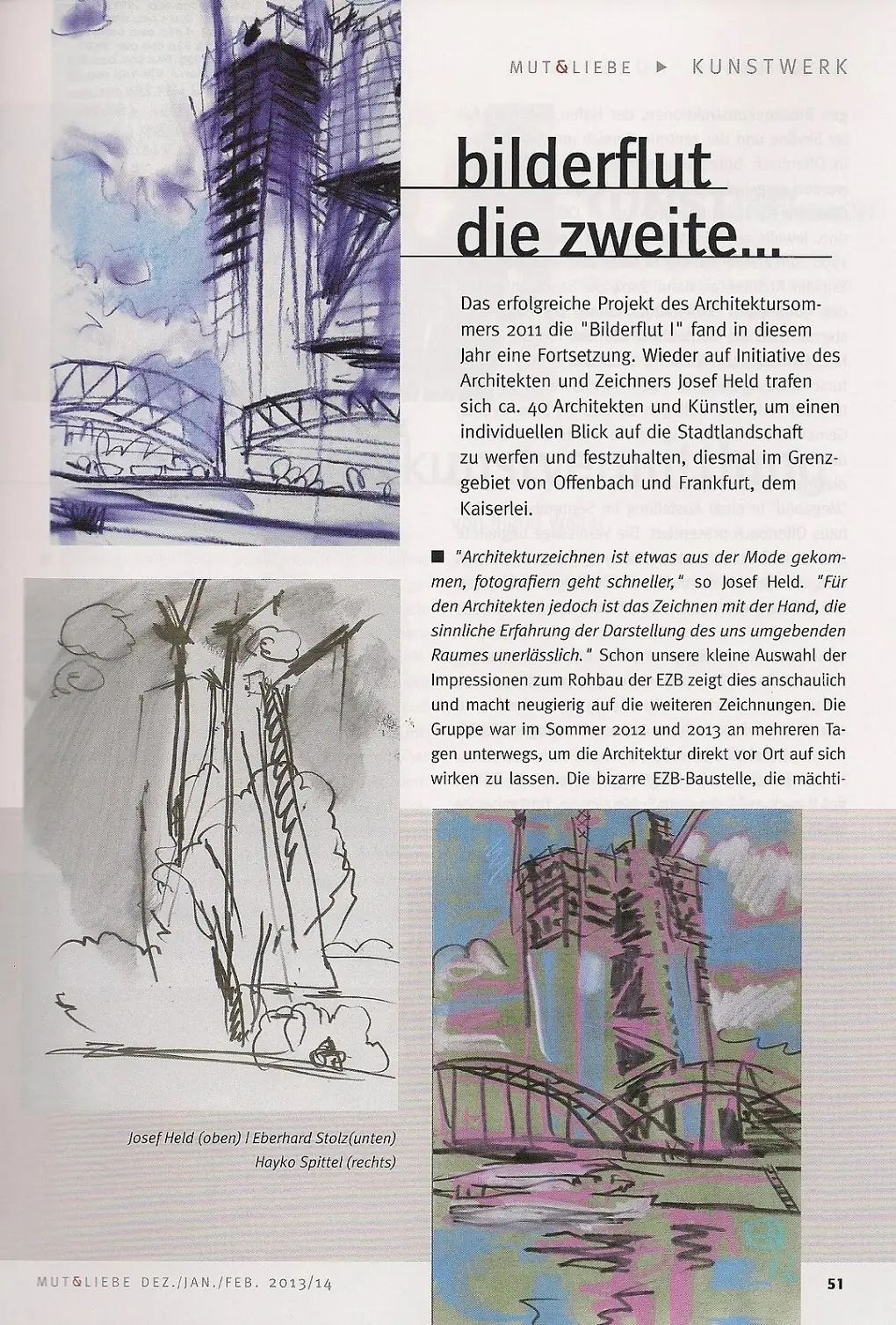 Bilderflut II / Ausstellung 2014