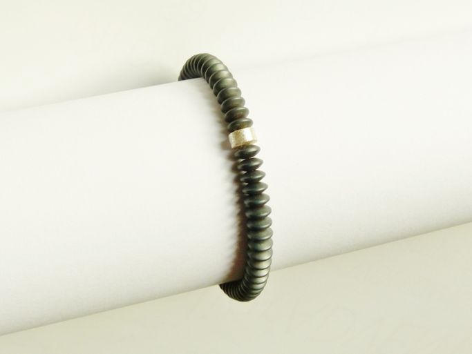 12552-Armband-45€-18cm-Hämatin-Silber