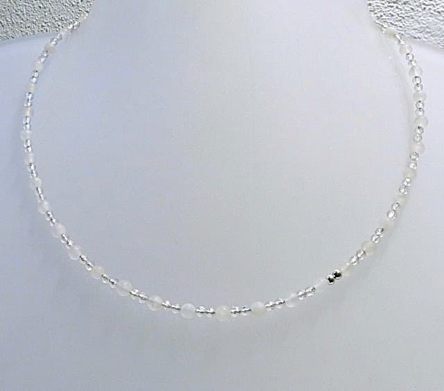 12646-Kette-114€-42,5cm-Bergkristall 4mm-Silber