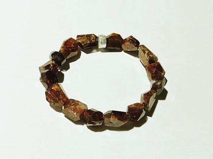 12510-Armband-95€-18cm-Almandin Granat-Silber