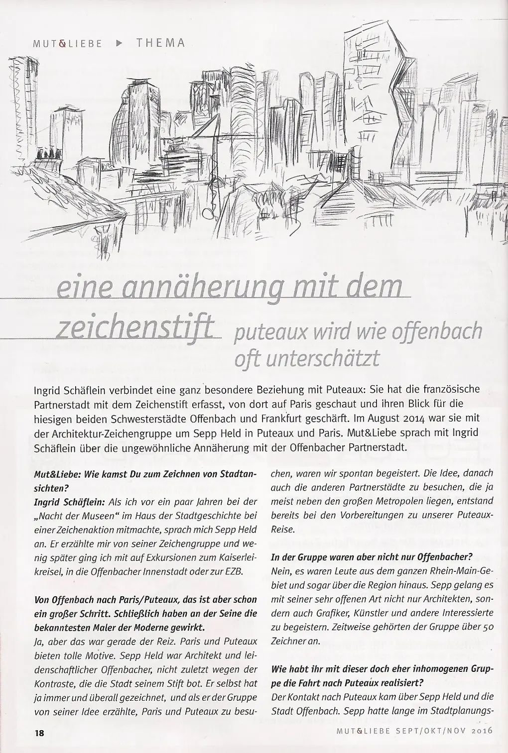I N P U T E A U X U N D P A R I S / Ausstellung 2016