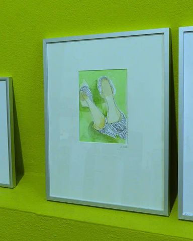 Aquarell - Jutta Hingst, Rumpenheimer Kunsttage