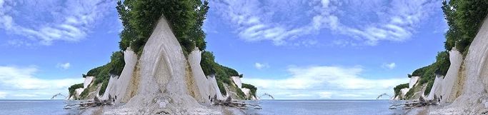Die Kreidefelsen auf Rügen