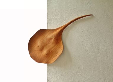 Rochen aus Kirschbaum | Klaus Kirchner, Objekte und Skulpturen aus Holz