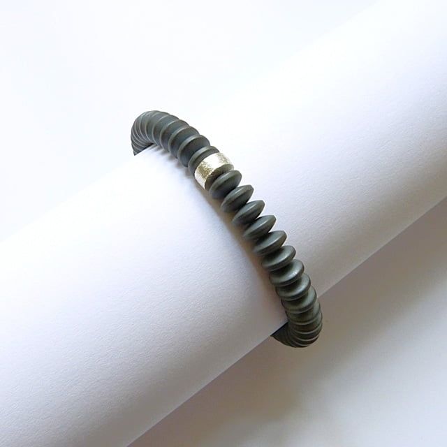 12271-Armband-60€-20cm-Hämatin-Silber