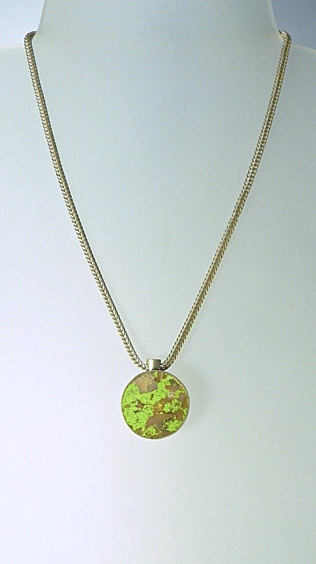 12235-Anhänger-Kette-220€-45,5cm-pintura mit Opal-Silber