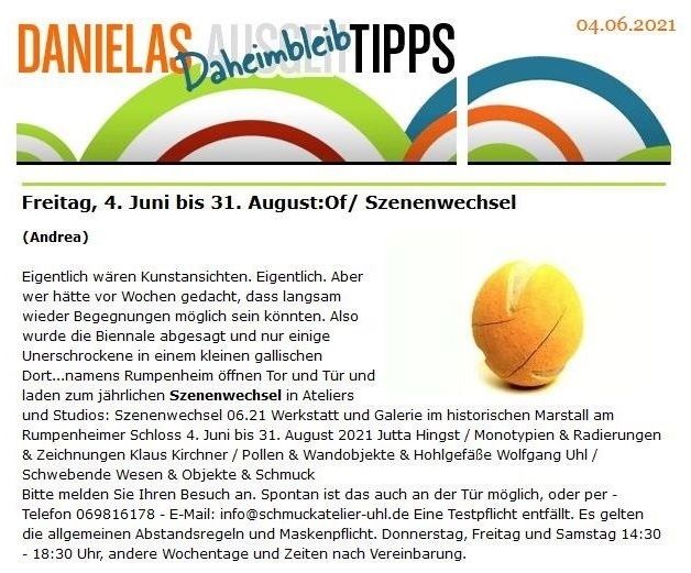 Szenenwechsel 06.21 | Offenbacher Kunstansichten 2021