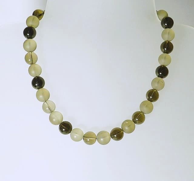 12550-Kette-124€-46cm-Rauchquarz 12mm-Silber