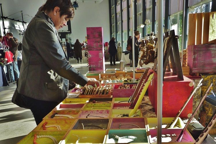 Mein Marktstand beim Kasseler Kunsthandwerkermarkt