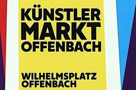 Künstlermarkt auf dem Offenbacher Wilhelmsplatz