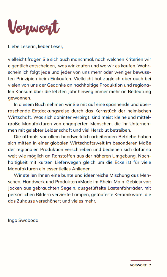 101 Manufakturen in Rhein-Main