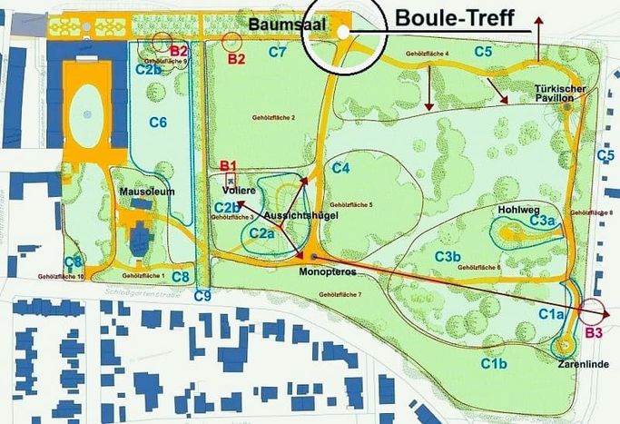 Boule-Treff am Montag | Schlosspark Rumpenheim