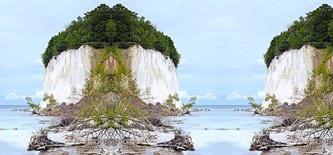 Die Kreidefelsen auf Rügen
