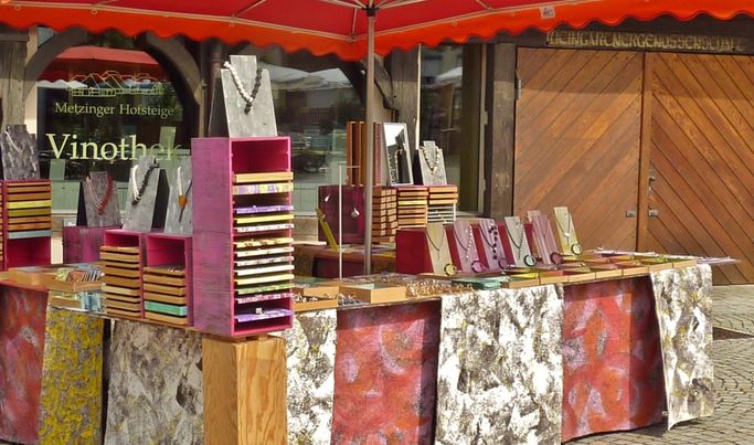 SCHMUCKatelier WOLFGANG UHL beim Schwäbischer Kunstmarkt in Metzingen