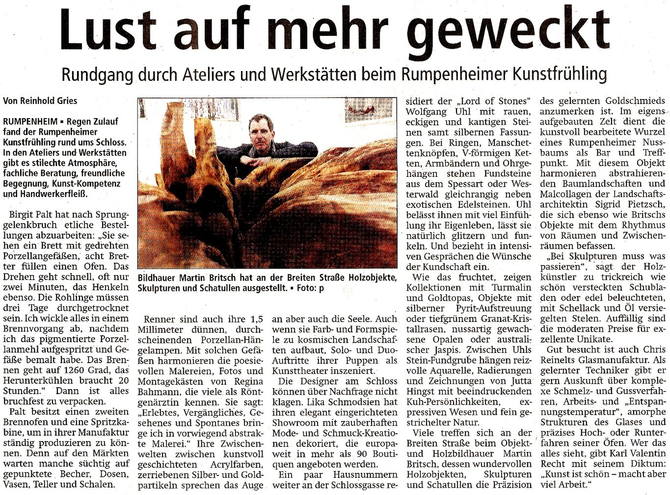 MADE IN RUMPENHEIM | Interessengemeinschaft Rumpenheimer Kunsthandwerker, Designer und Künstler