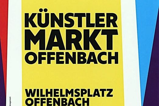 Künstlermarkt auf dem Offenbacher Wilhelmsplatz