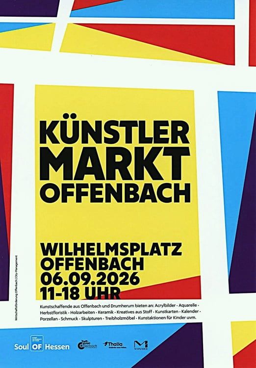 Künstlermarkt Offenbach | Wilhelmsplatz
