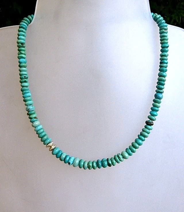 12237-Kette-170€-44cm-Türkis-Kokosholz-Silber